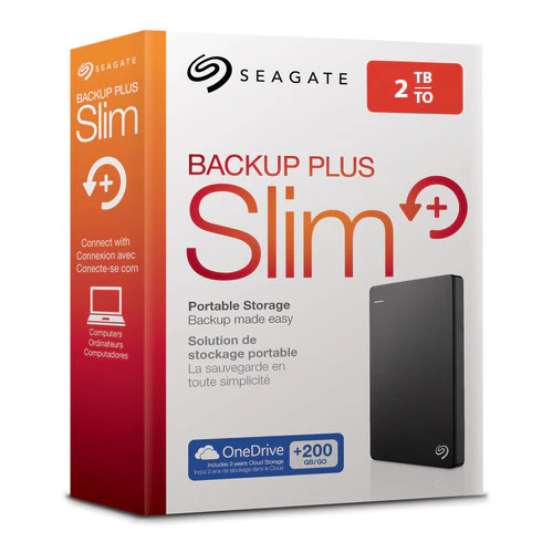 Seagate Backup Plus Slim 2TB